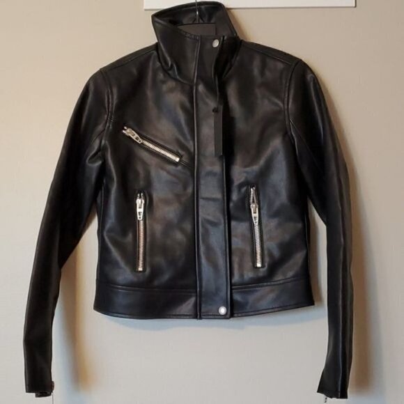 NWT BLANKNYC Full Zip Moto Jacket sz XS - Picture 5 of 11